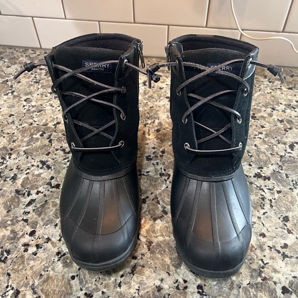 Sperry Women’s Black Rain & Snow Boots